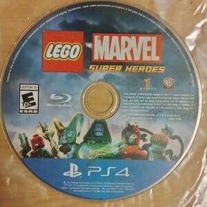 LEGO Marvel Super Heroes PS4 Game - Blue and Red